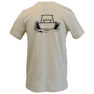 back of Back Country Bound T-Shirt sand
