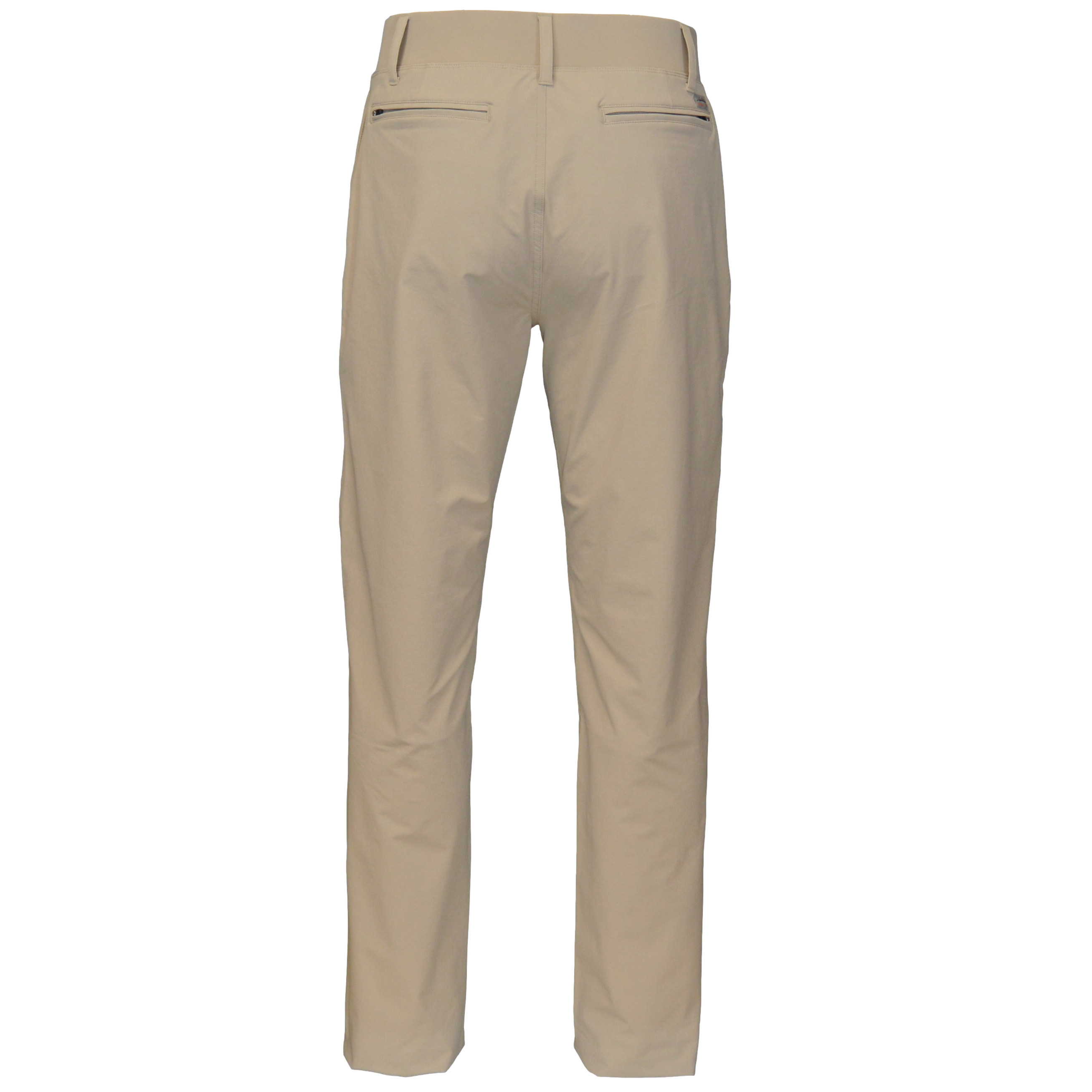 All purpose stone khaki pant rear view