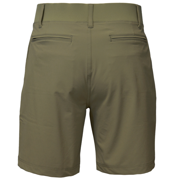 Green shorts back side