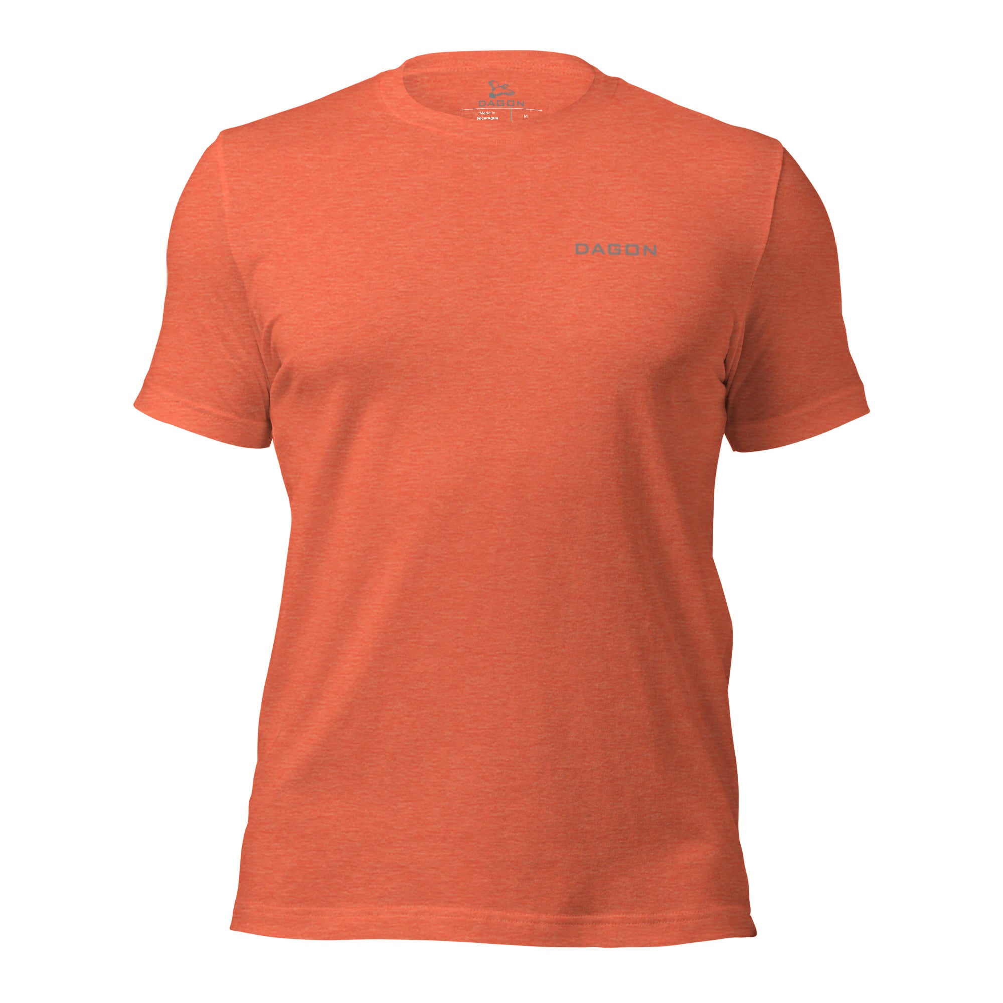 heather orange hunting t-shirt