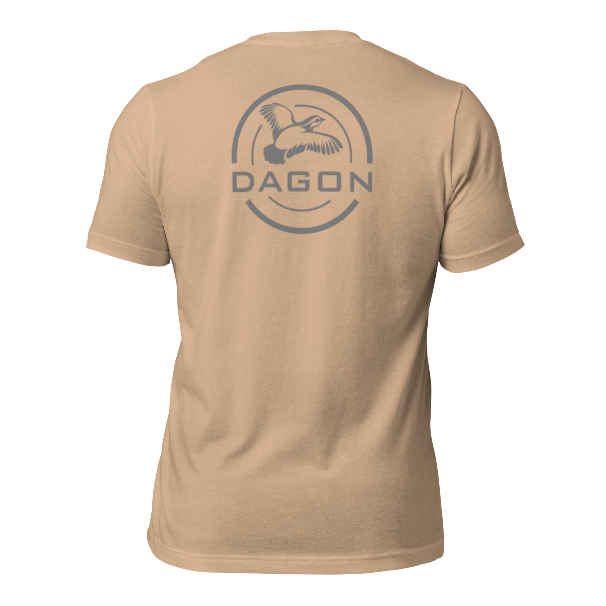 tan hunting t-shirt back