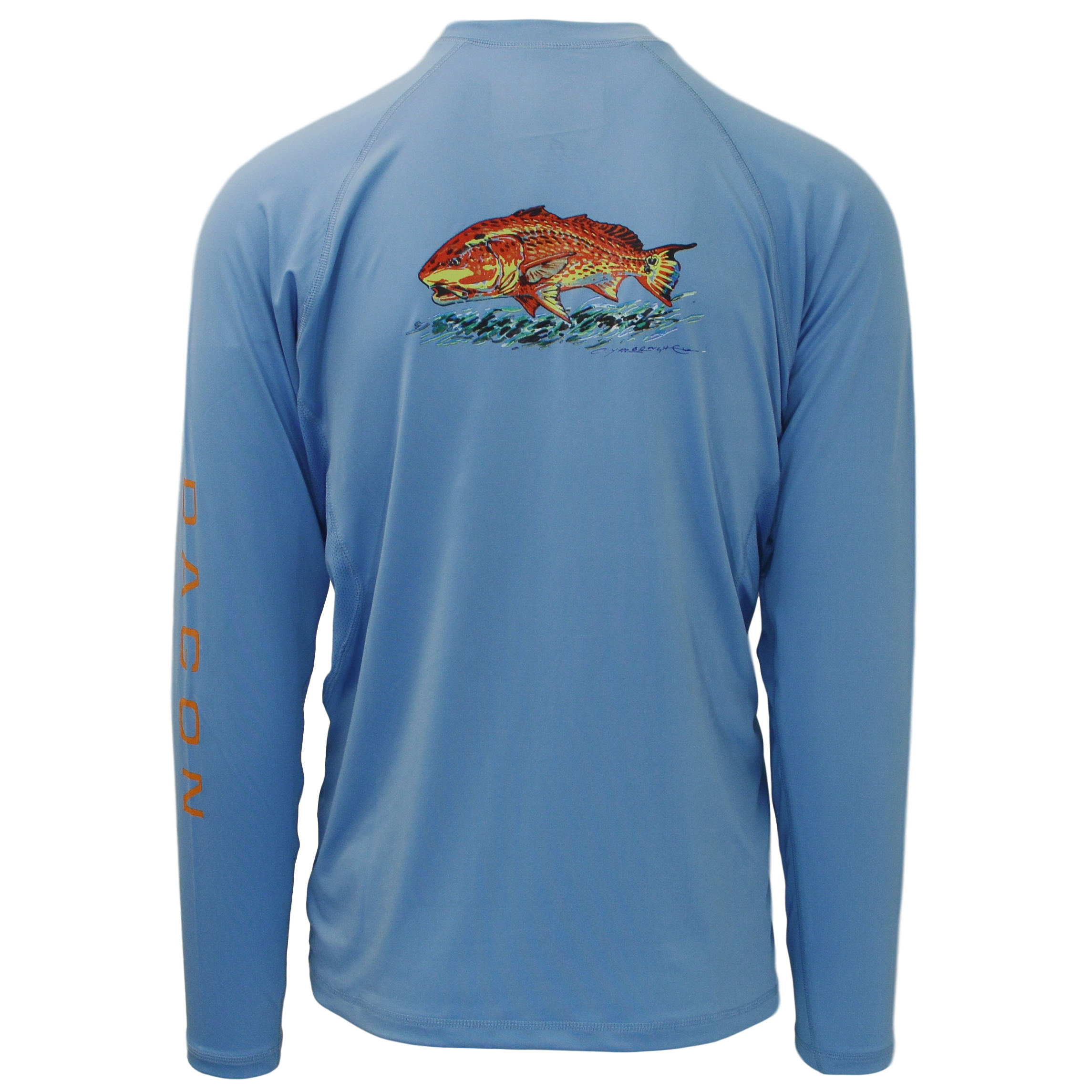 Blue wave redfish sun shirt