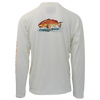 oatmeal long sleeve redfish sun shirt