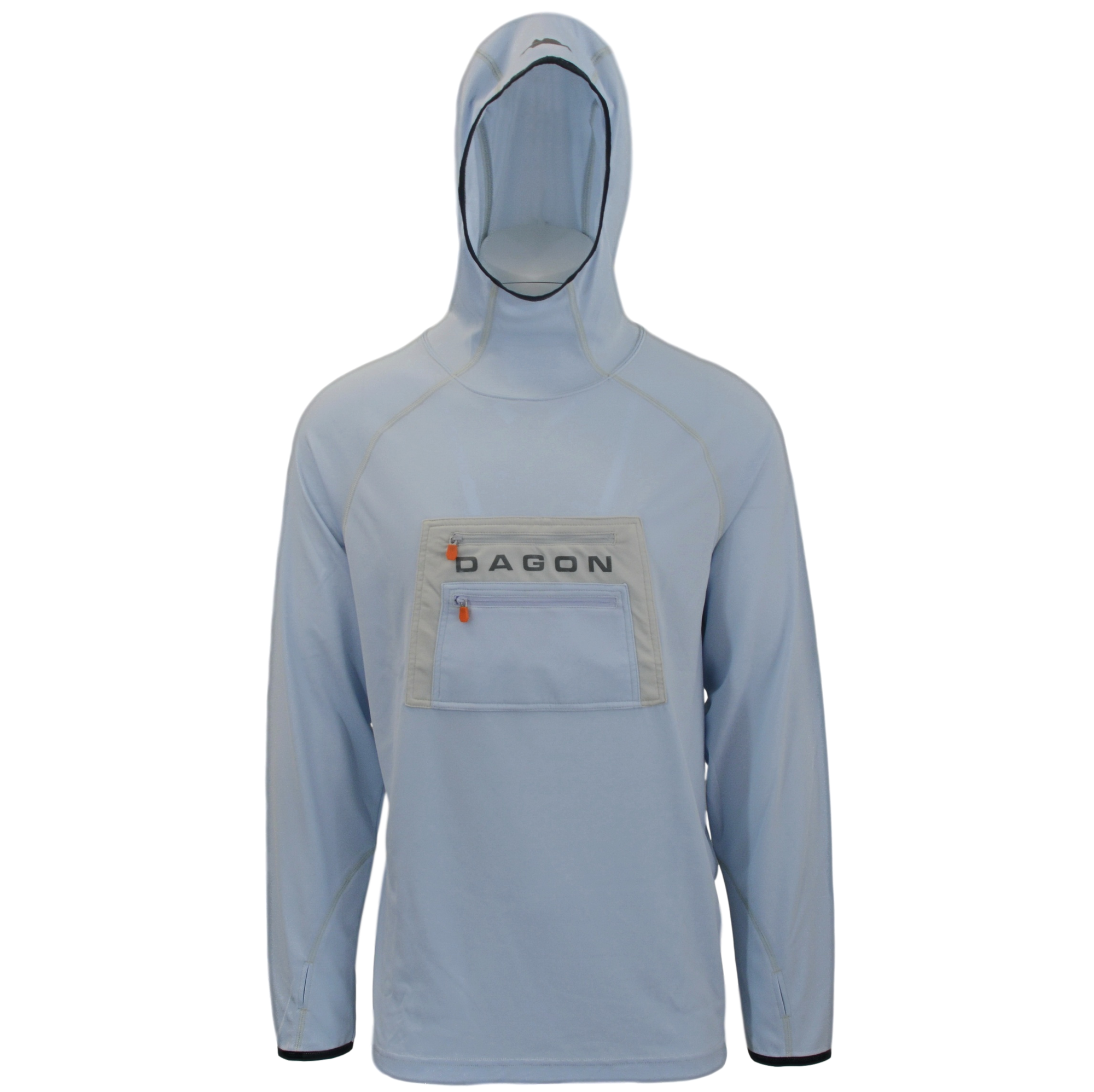 Power Lake Technical Hoodie- Powder Blue - Dagon Apparel Company