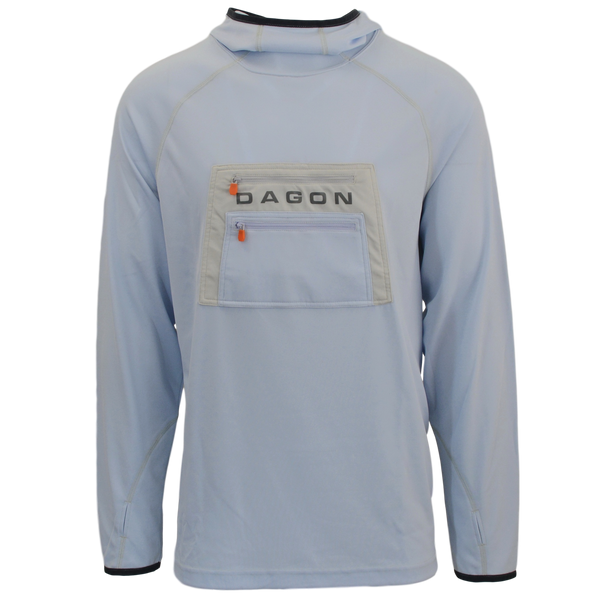 powder blue hoodie front zipper pocket