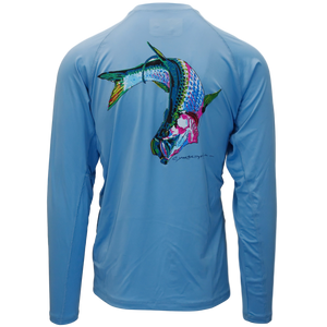 Tarpon Sun Shirt Blue Wave