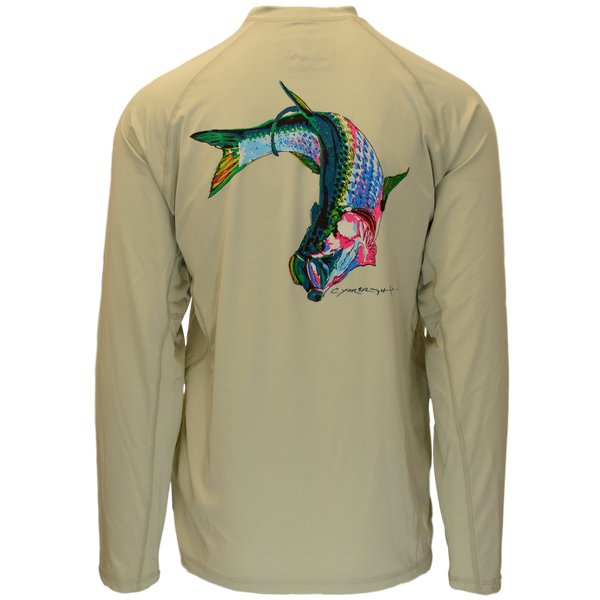 Sage-sun-shirt-moss-green-back - Duranglers Fly Fishing Shop & Guides