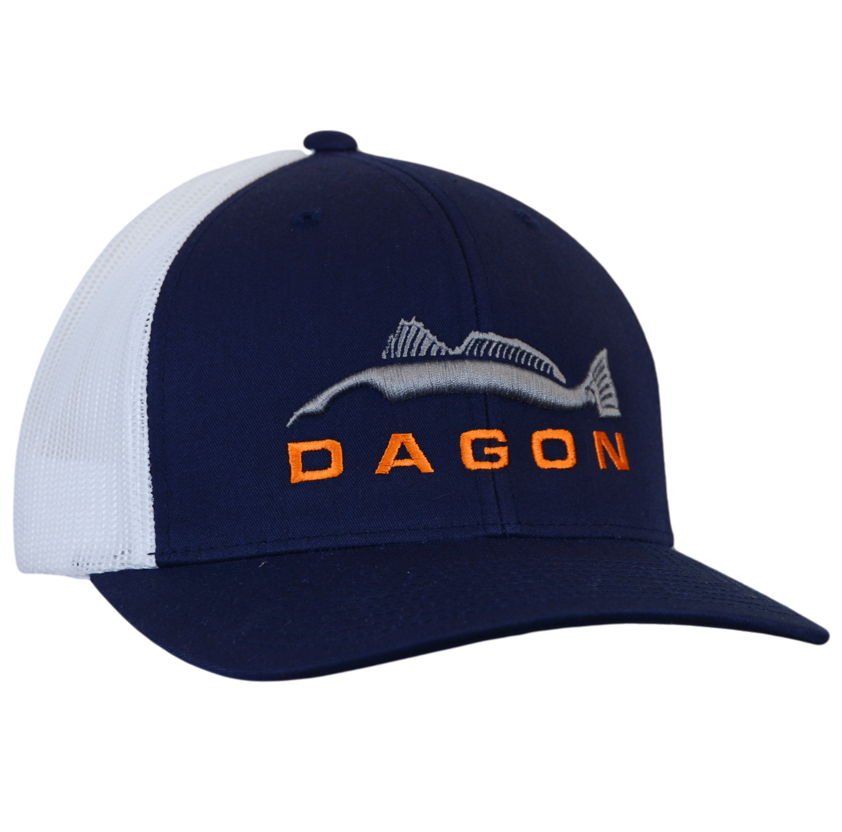 Embroidered Trucker Hat navy
