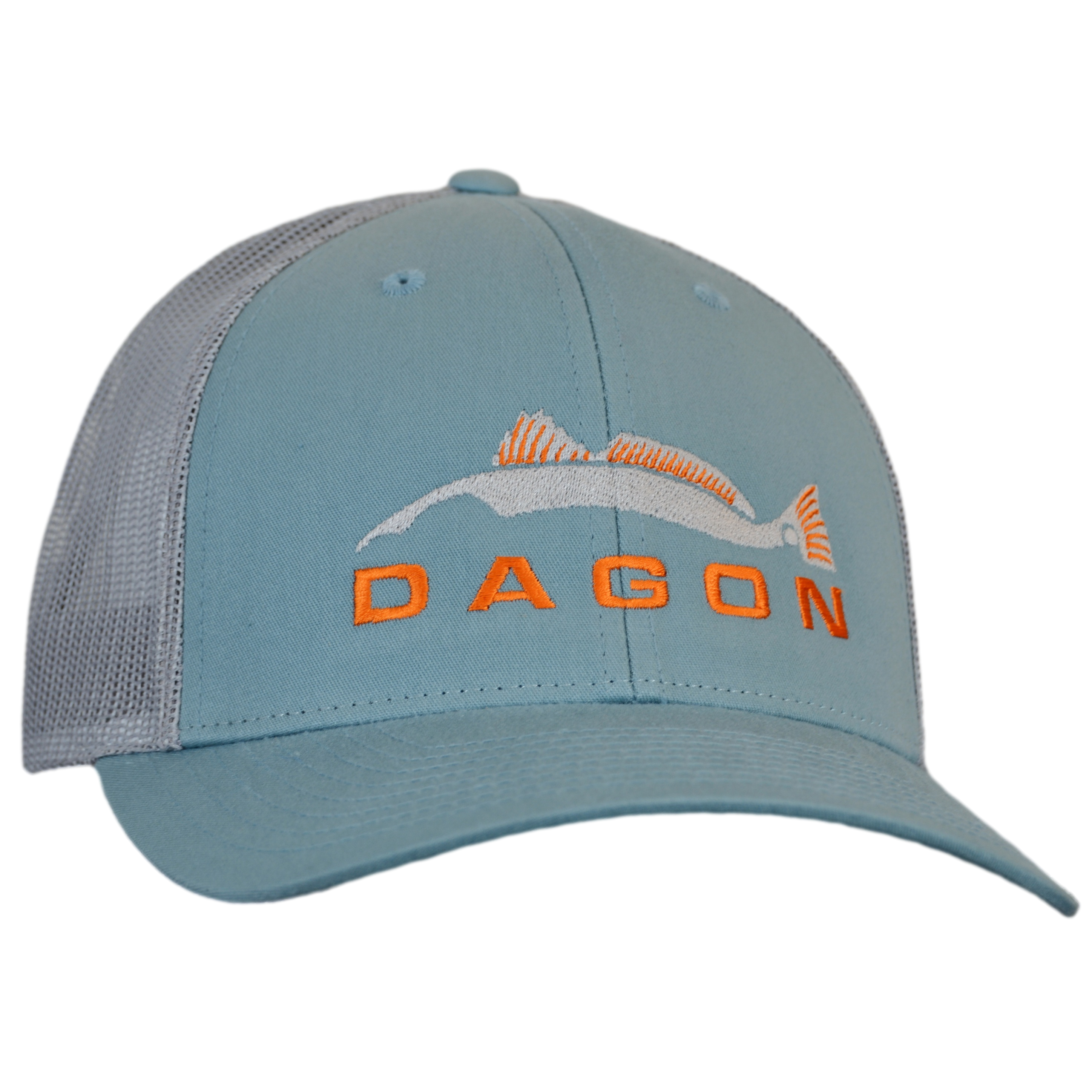 Embroidered Trucker Hat smoke blue