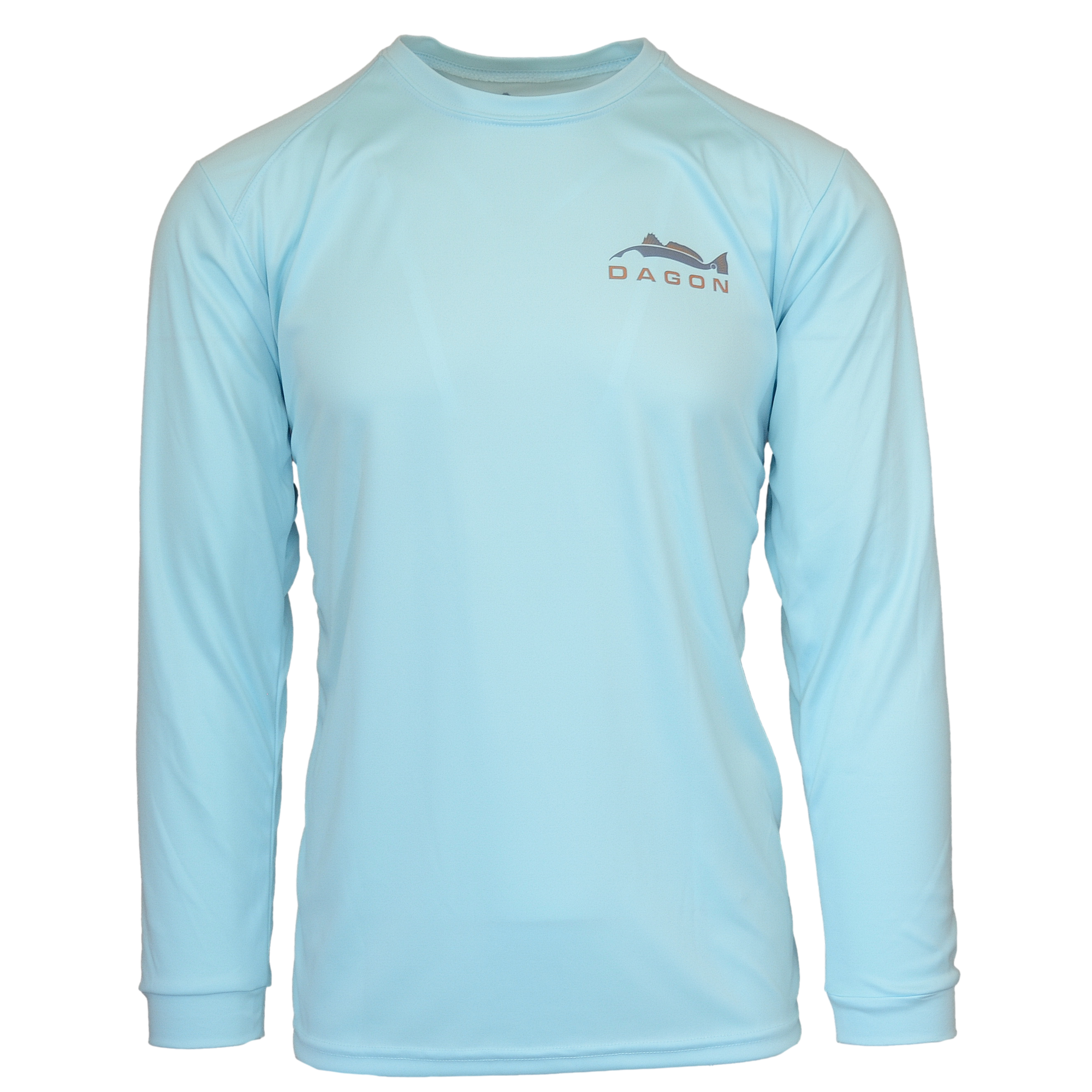 TX Coast Redfish Sun Shirt- Aqua Blue