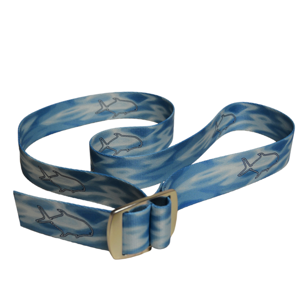 water camo fishing belt