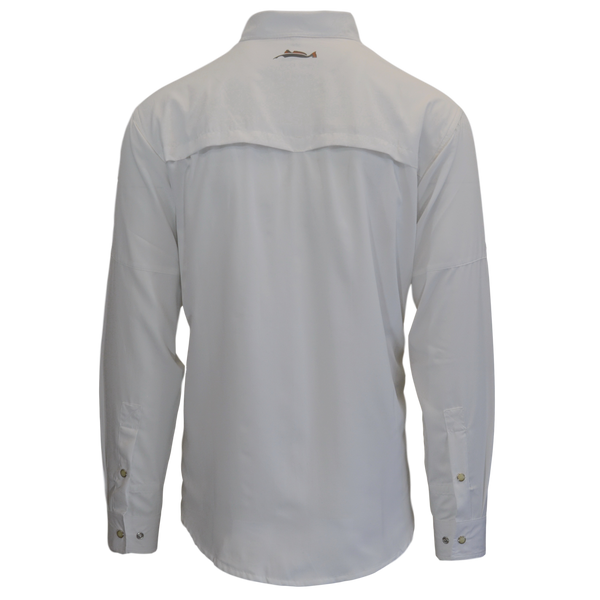 white fishing shirt back 